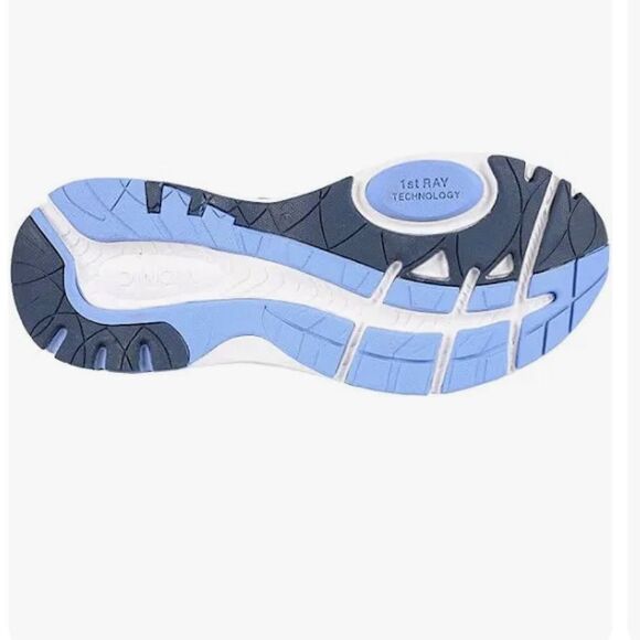 Vionic Satima Navy Light Blue Lace Up Athletic Performance Athleisure Sneakers - Picture 3 of 16